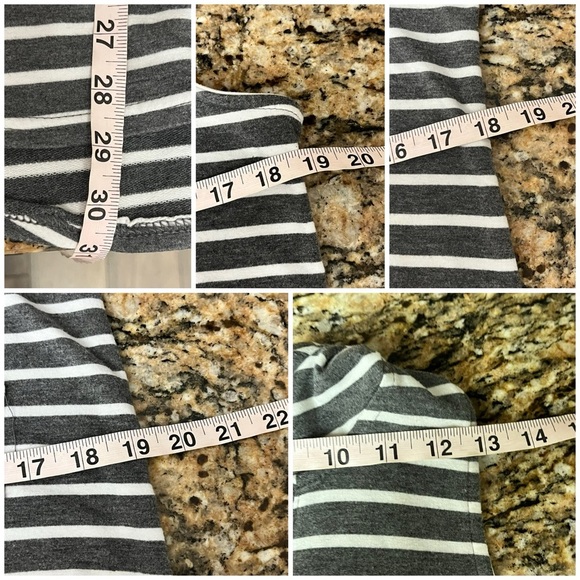 Be All Sportswear Corp Striped Kangaroo Pocket Mini Dress Nautical Preppy M - Picture 5 of 9